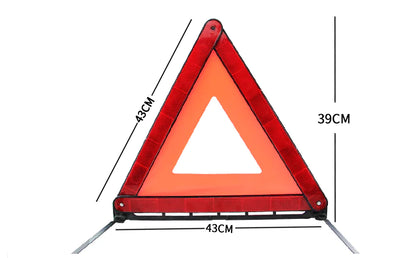 Compact High-Visibility Safety Triangle