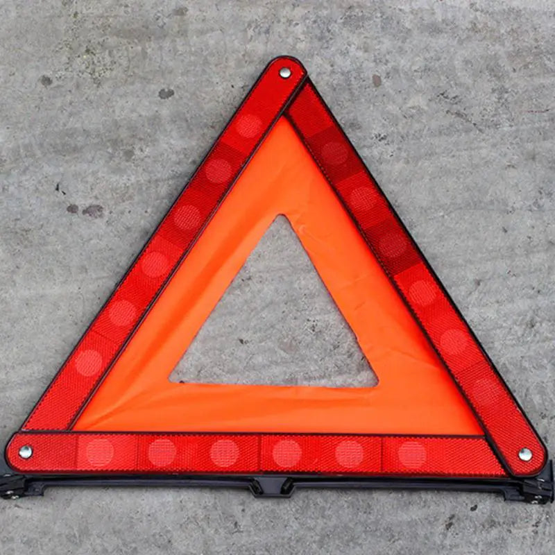 Compact High-Visibility Safety Triangle