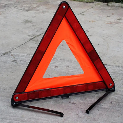Compact High-Visibility Safety Triangle